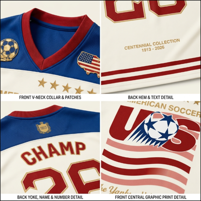 ChaoticClub 1913 United States 90s Personalized Soccer Jersey