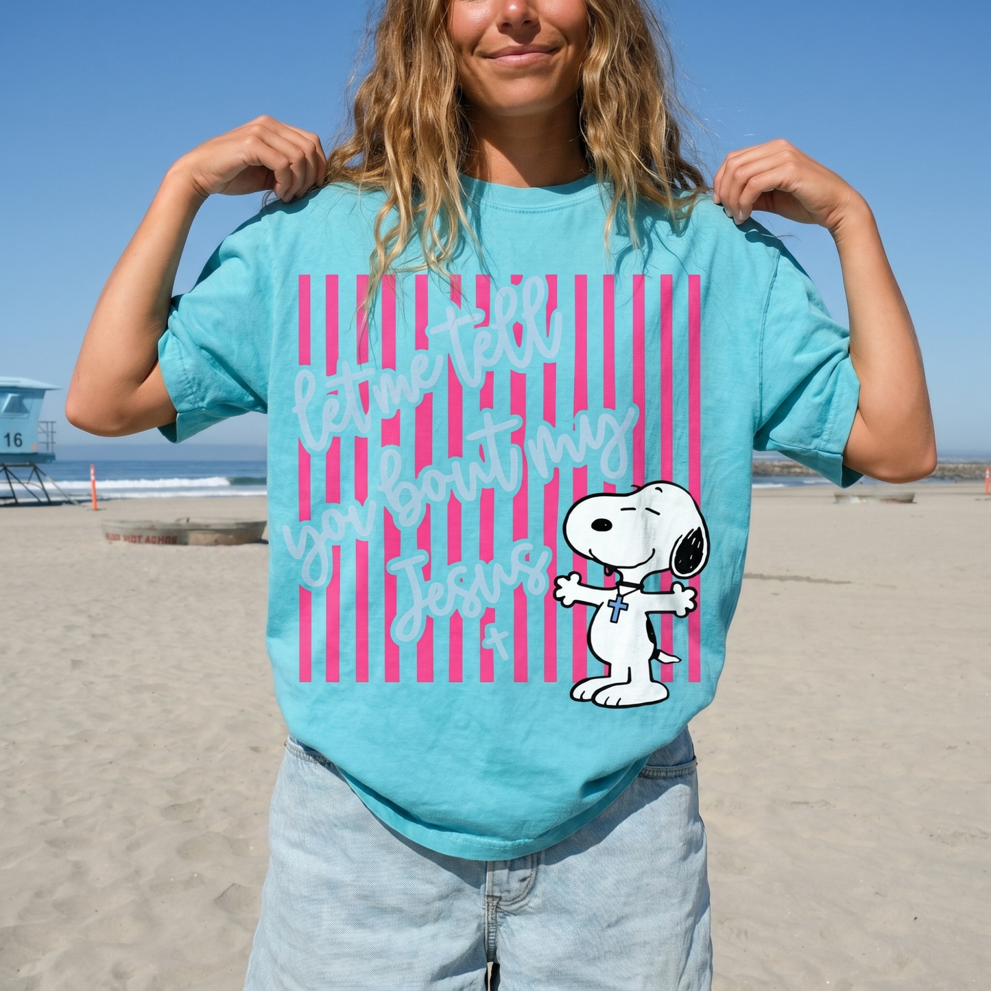 ChaoticClub Let Me Tell You About My Jesus Neon T-shirt