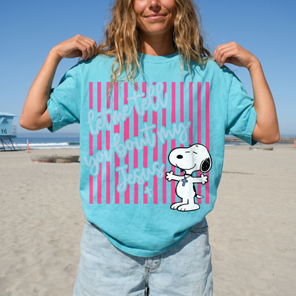 ChaoticClub Let Me Tell You About My Jesus Neon T-shirt