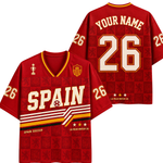 ChaoticClub Spain Soccer Personalized Mesh Jersey