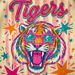 ChaoticcClub Tiger Stars Mascot Mesh Jersey - Breathable Mesh Fabric Detail