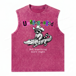 ChaoticClub Undiagnosed Racoon Crocodile Wash Tanktop