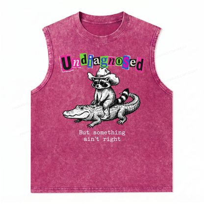 ChaoticClub Undiagnosed Racoon Crocodile Wash Tanktop