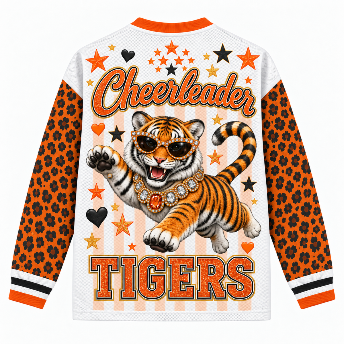 Chaotic Club Mascot Bubblegum Game Day Long Sleeve Mesh Jersey