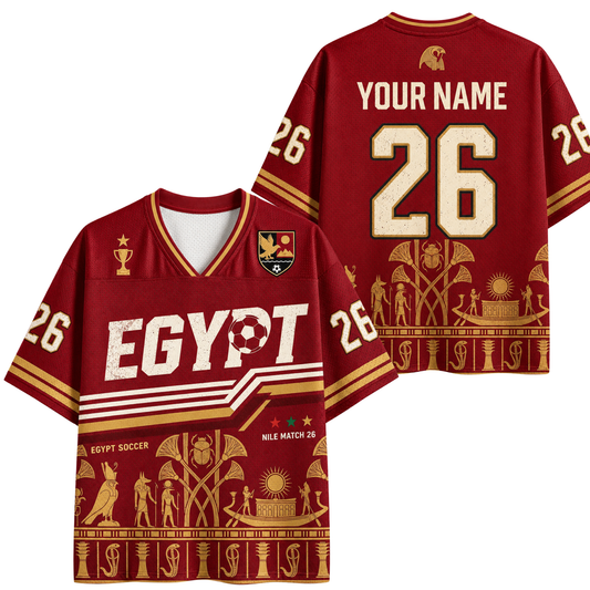 ChaoticClub Egypt Soccer Personalized Mesh Jersey