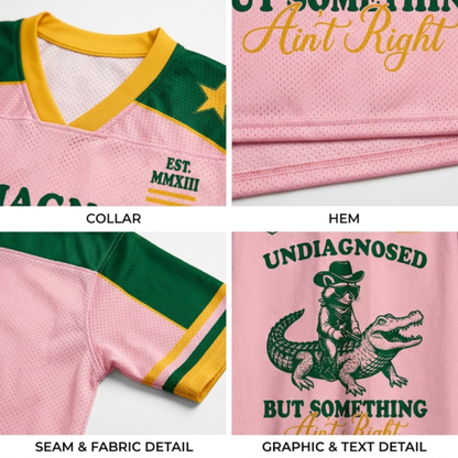 ChaoticClub Undiagnosed Raccoon Pink Mesh Jersey