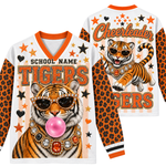 Chaotic Club Mascot Bubblegum Game Day Long Sleeve Mesh Jersey