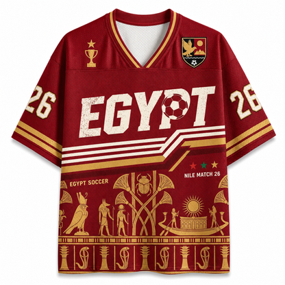 ChaoticClub Egypt Soccer Personalized Mesh Jersey