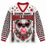 Chaotic Club Mascot Bubblegum Game Day Long Sleeve Mesh Jersey