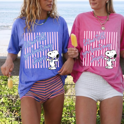 ChaoticClub Let Me Tell You About My Jesus Neon T-shirt