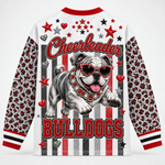 Chaotic Club Mascot Bubblegum Game Day Long Sleeve Mesh Jersey