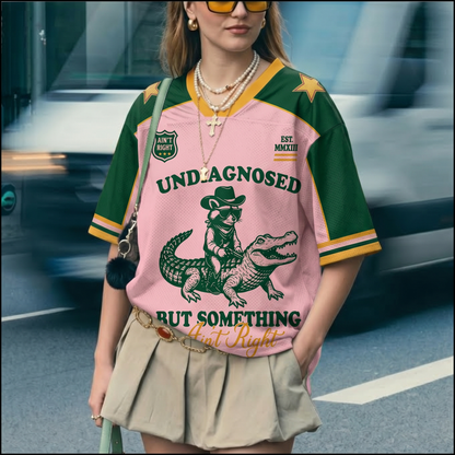 ChaoticClub Undiagnosed Raccoon Pink Mesh Jersey