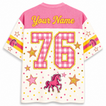 ChaoticClub Custom Gingham School Mascot Game Day Retro Mesh Jersey