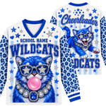 Chaotic Club Mascot Bubblegum Game Day Long Sleeve Mesh Jersey