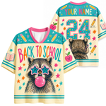 ChaoticClub Bubble Gum Raccoon Back to School Mesh Jersey