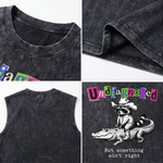 ChaoticClub Undiagnosed Racoon Crocodile Wash Tanktop