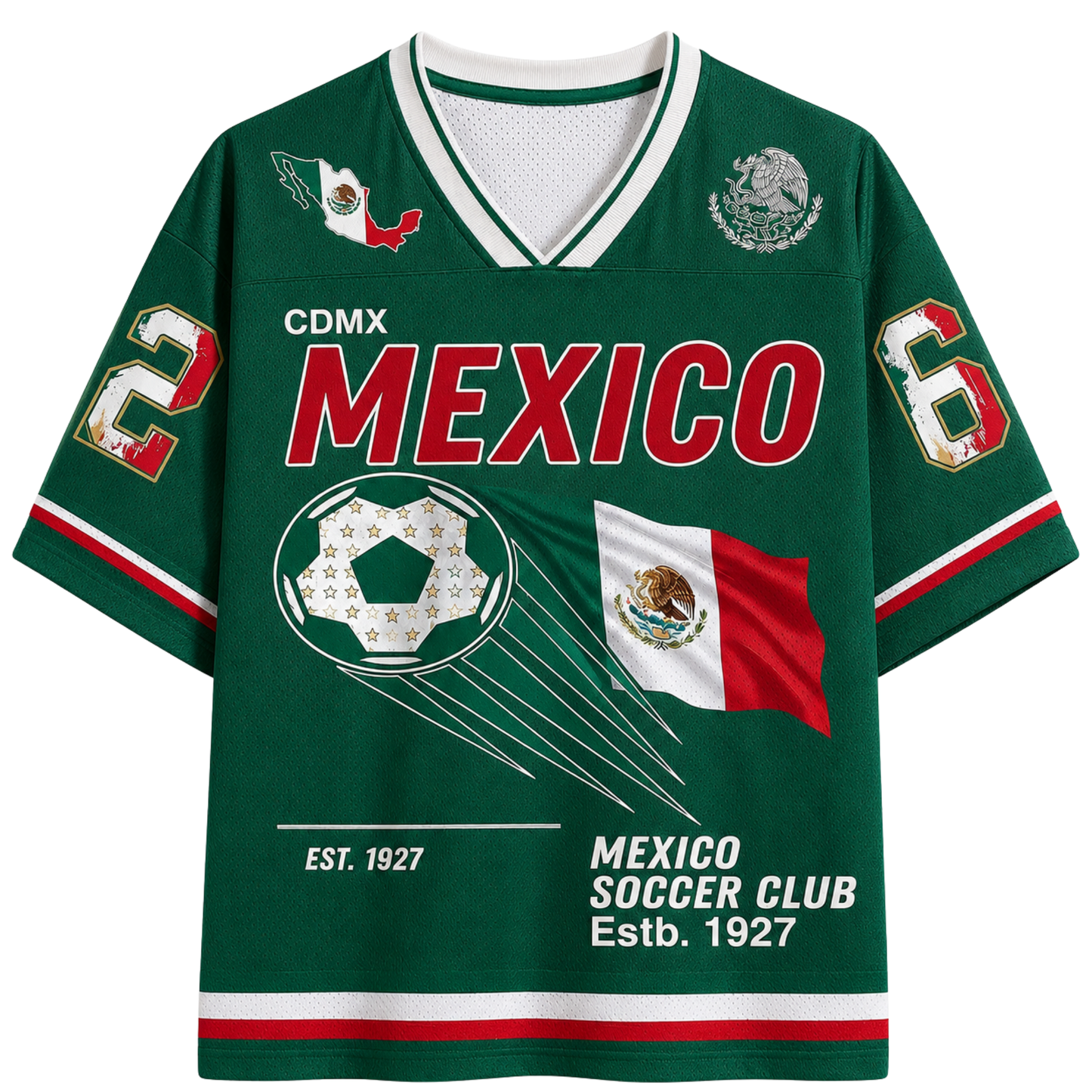 ChaoticClub Mexico Soccer Champ Mesh Jersey