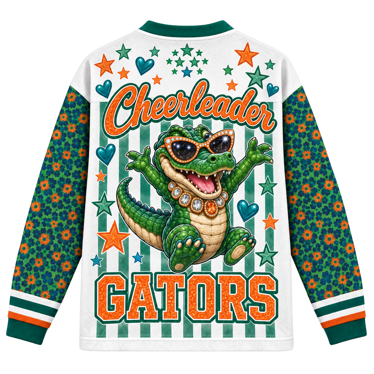 Chaotic Club Mascot Bubblegum Game Day Long Sleeve Mesh Jersey