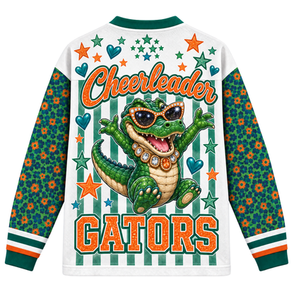 Chaotic Club Mascot Bubblegum Game Day Long Sleeve Mesh Jersey