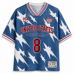 ChaoticClub Retro USA Soccer Star Vintage Mesh Jersey