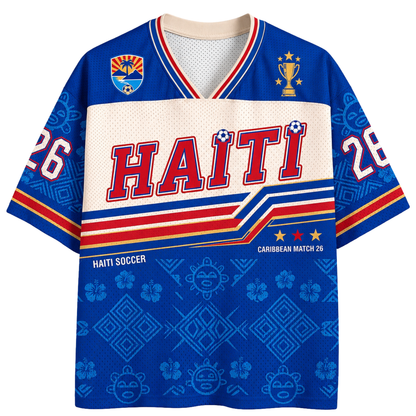 ChaoticClub Haiti Soccer Jersey Mesh Jersey