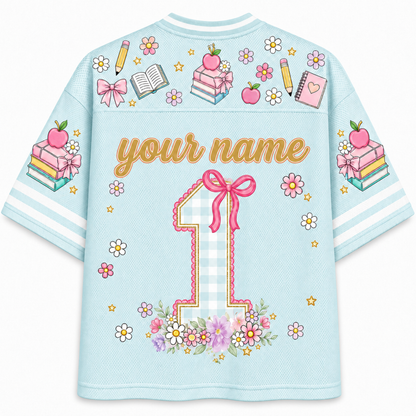 ChaoticClub School Mascot Floral Personalized Mesh Jersey