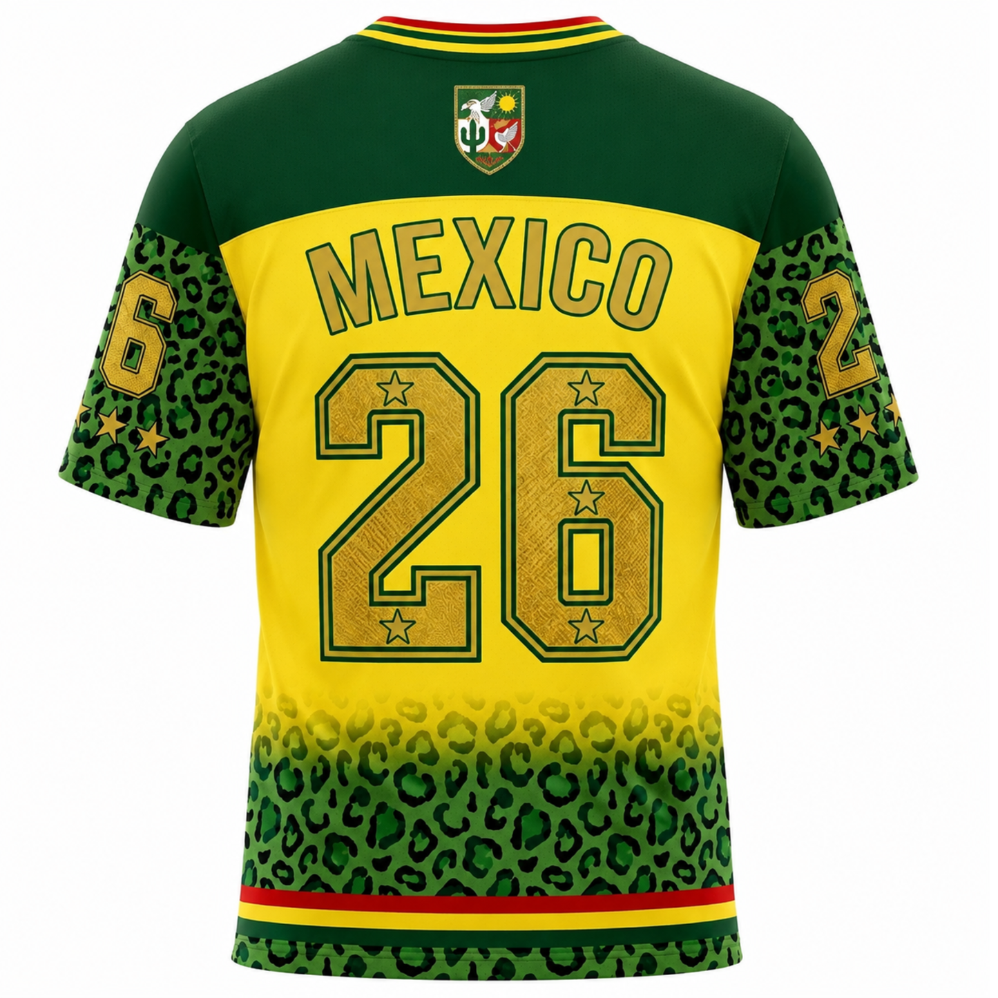 ChaoticClub Mexico Leopard Personalized Soccer Jersey