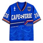 ChaoticClub Cape Verde Soccer Jersey Mesh Jersey