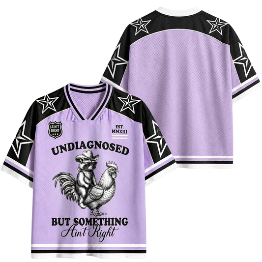ChaoticClub Undiagnosed But Something Aint Right Humor Mesh Jersey