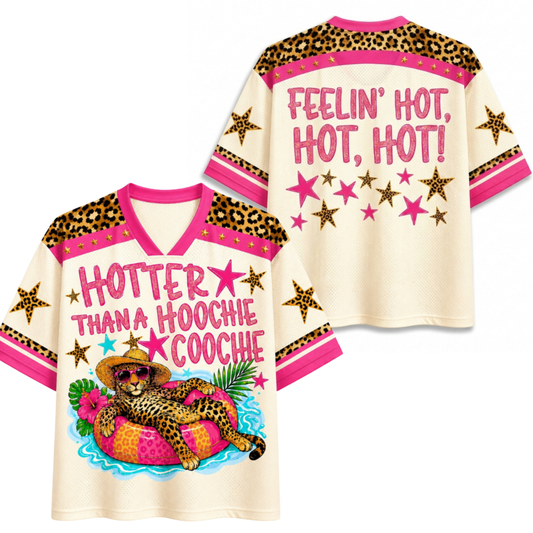 ChaoticClub Hoochie Coochie Summer Leopard Mesh Jersey