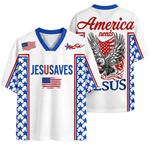 ChaoticClub Jesus Saves America Mesh Jersey