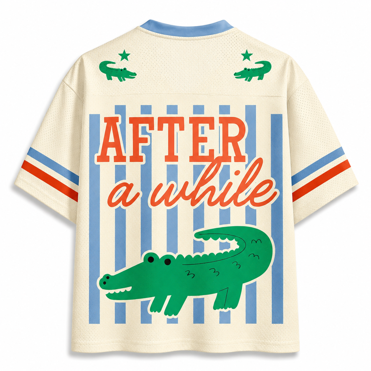 ChaoticClub Striped See Ya Later Mesh Jersey