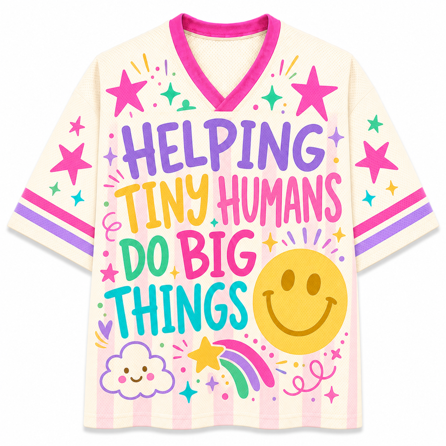 Chaotic Club Helping Tiny Humans Do Big Things Mesh Jersey