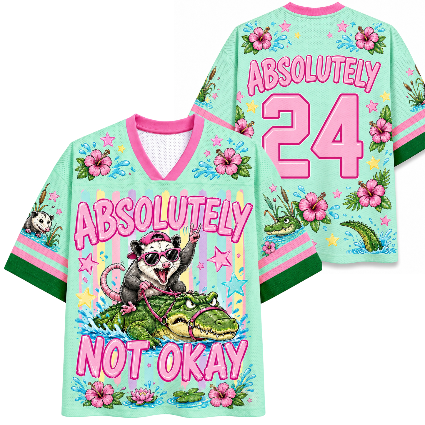 ChaoticClub Absolutely Not Okay Possom Mesh Jersey