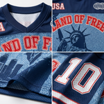 ChaoticClub Land Of Free USA Patriotic Mesh Jersey