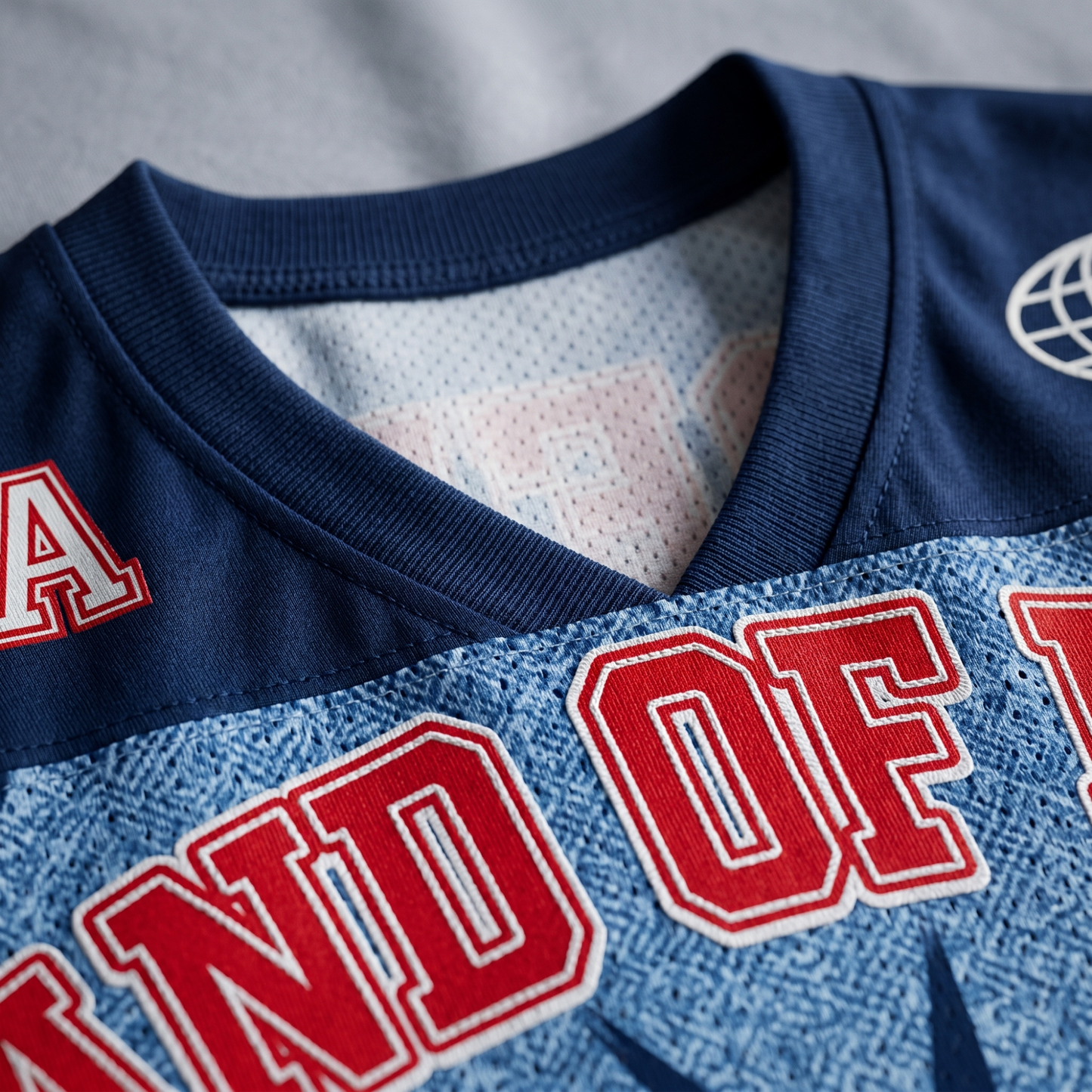 ChaoticClub Land Of Free USA Patriotic Mesh Jersey
