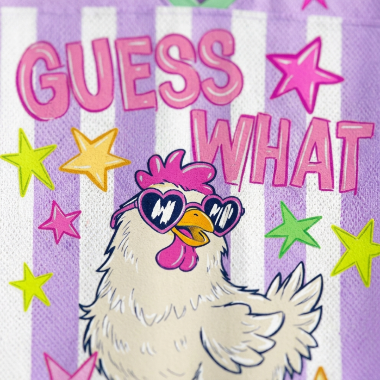 ChaoticClub Guess What Chicken Butt Coquette Bow Mesh Jersey