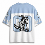 ChaoticClub Off To Cause A Kerfuffle Funny Raccoon Mesh Jersey