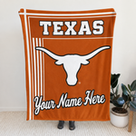 Chaotic Club Personalized College Mascot Fleece Blanket