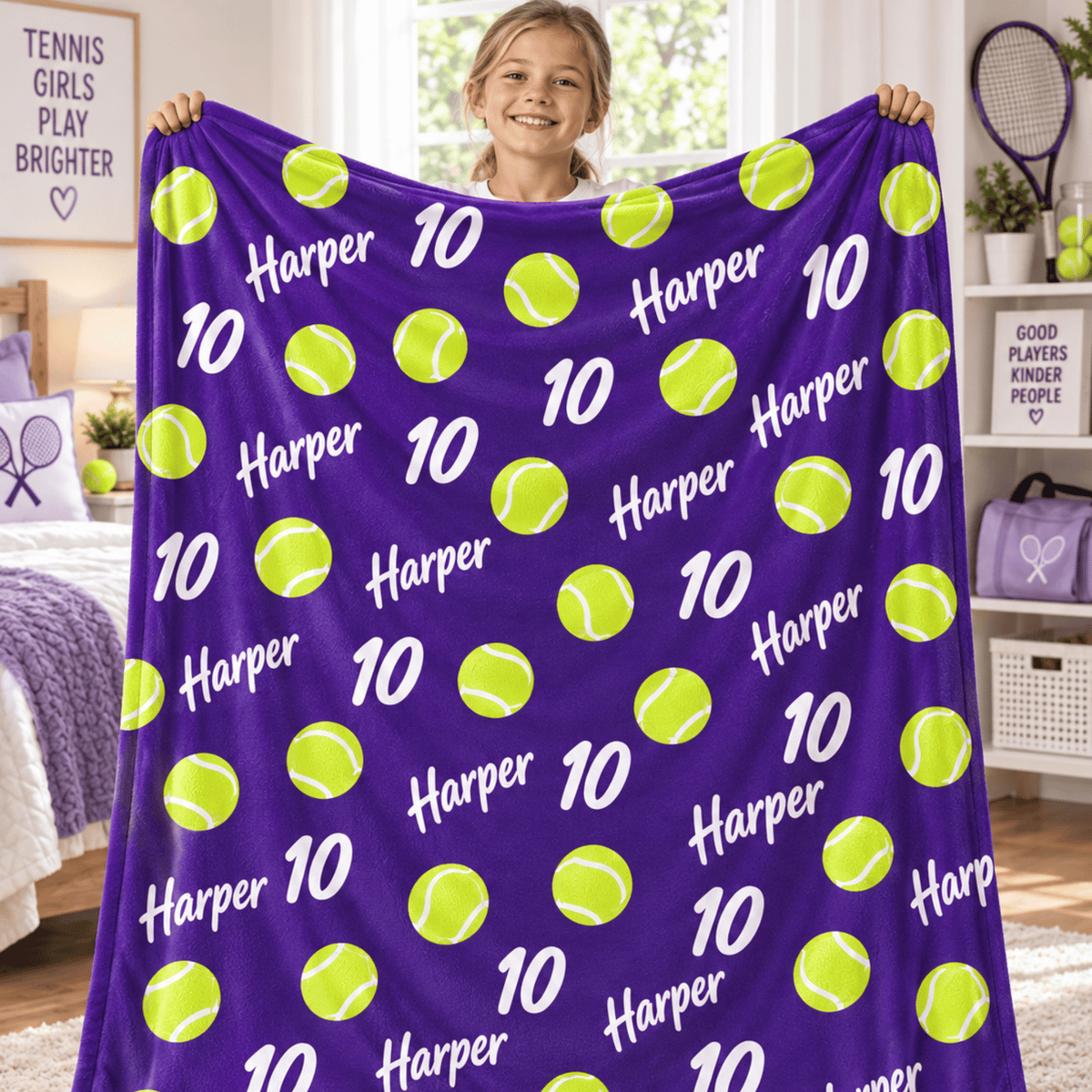 Chaotic Club Personalized Kids Sports Throw