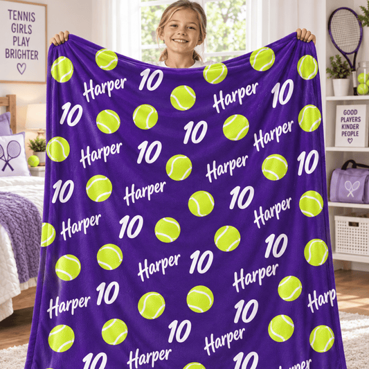 Chaotic Club Personalized Kids Sports Throw