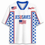 ChaoticClub Jesus Saves America Mesh Jersey