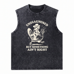 ChaoticClub Undiagnosed Cowboy Raccoon Wash Tanktop