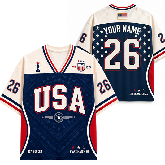 ChaoticClub American Stars Match 26 Personalized Mesh Jersey
