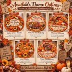 Chaotic Club Personalized Thanksgiving Round Rug