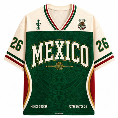 ChaoticClub Mexico Aztec Match Personalized Mesh Jersey
