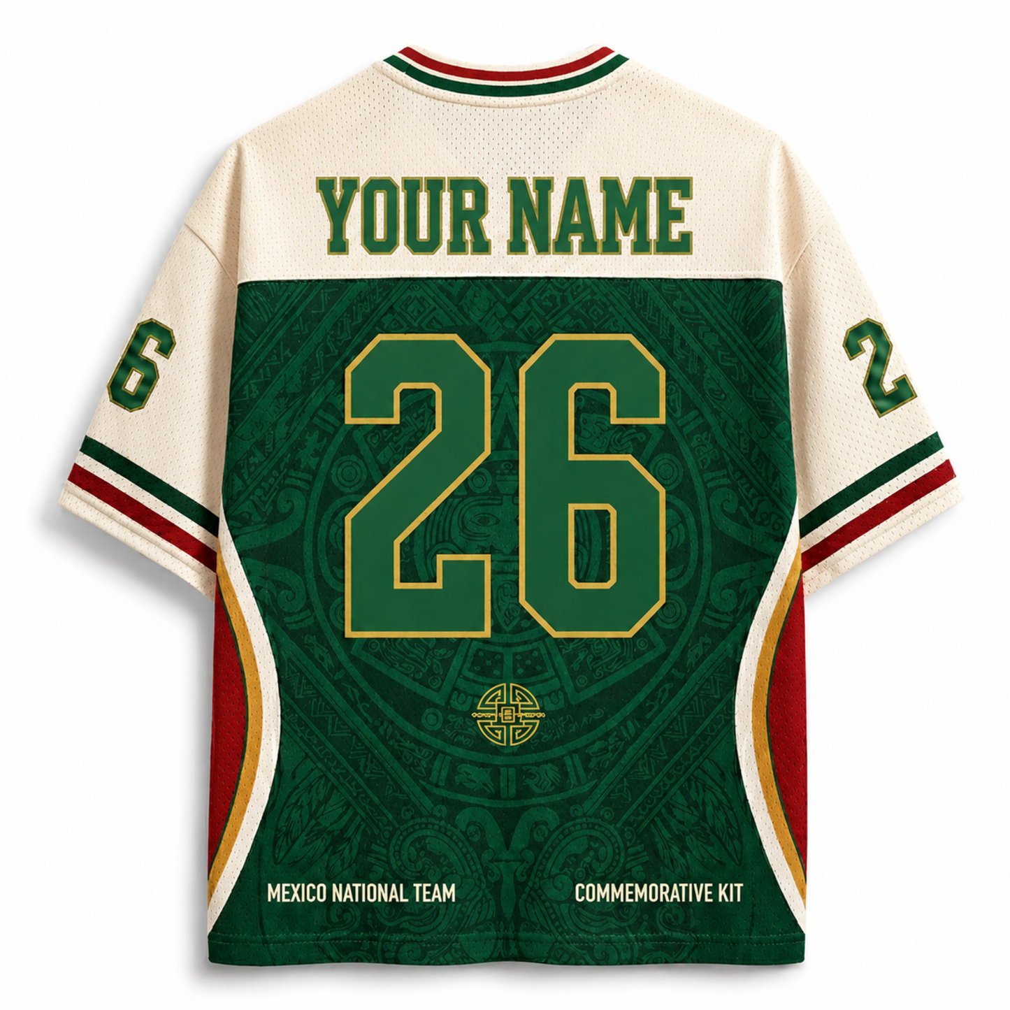 ChaoticClub Mexico Aztec Match Personalized Mesh Jersey