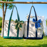 Personalized Embroidered Bachelorette School Bag Canvas Tote