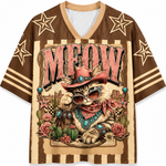 Chaotic Club Retro Cowgirl Animal Animal Quotes Mesh Jersey