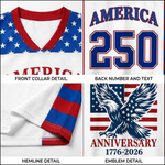 ChaoticClub America 250 Anniversary 1776-2026 Mesh Jersey